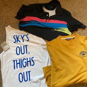 Chubbies brand LOT of 3 shirts Men’s Large